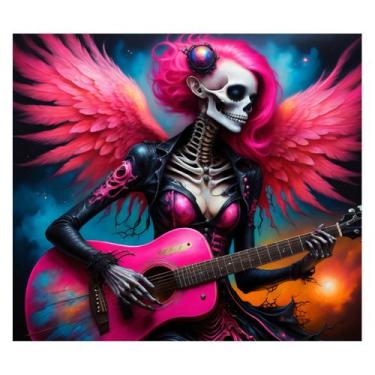 Imagem de Pintura estética de sala de parede de tapeçaria Skull 150x130cm - yiwe