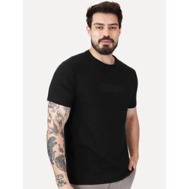 Imagem de Camiseta Guess Masculina Los Angeles Embroidery Logo Preto-Masculino