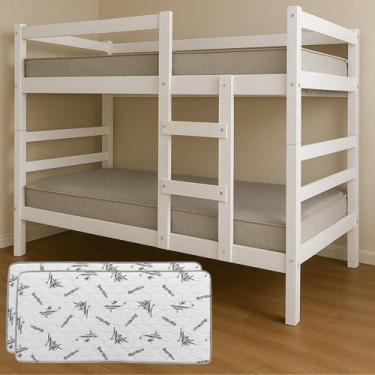 Imagem de Beliche Solteiro Robusta Versátil Multifuncional Vira Duas Camas Com C