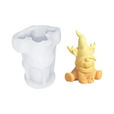 Imagem de Molde De Silicone 3D De Rena De Natal Para Velas, Gesso E Resina Epóxi