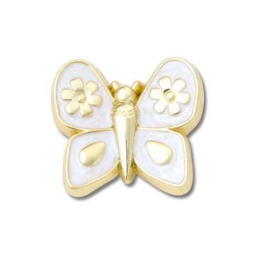 Imagem de Jibbitz Borboleta Dourada Perolizada Único - CROCS, Unico, Un