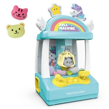 Imagem de Máquina Garra de Pega Bichinho Urso Diversão Menina e Menino Atentu, A