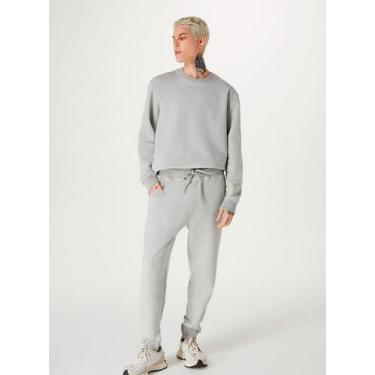 Imagem de Calça Jogger Moletom Hering 05M3 Masculina Peluciada Algodão T. P/XXG,