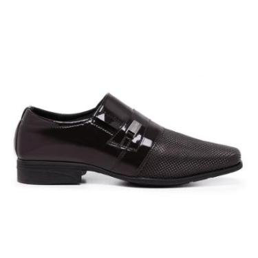 Imagem de Sapato Social Masculino Bico Fino Quadrado Super Macio-Masculino