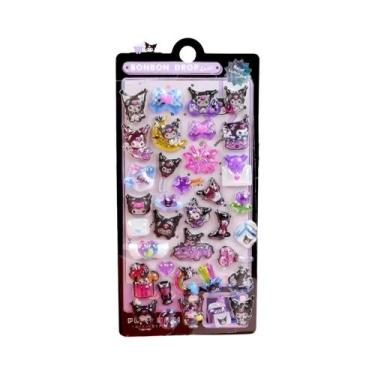 Imagem de Adesivos 3D Kawaii Sanrio Em Relevo Luminosos, Decorações De Cristal K