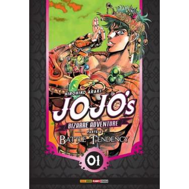 Imagem de Jojos bizarre adventure - parte 02 - battle tendency vol 01 - panini  