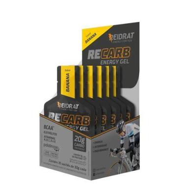 Imagem de Recarb energy gel 10x30g banana var - REIDRAT NUTRITION 
