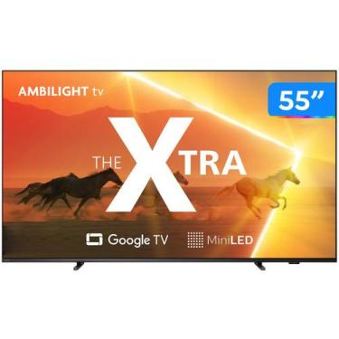Imagem de Smart TV Philips 55 Polegadas 4K UHD, LED, 55PML9118/78, 55"