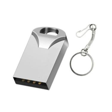 Imagem de Mini Pen Drive 32GB Altomex USB 2.0 Prateado Tipo Chaveiro