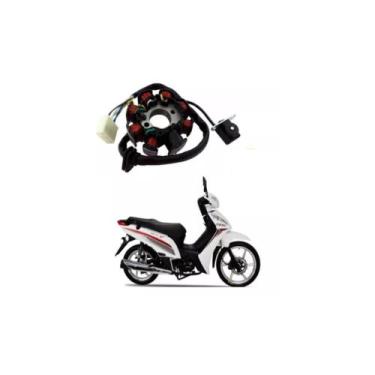 Imagem de Estator Magneto Bobinas Shineray Jet 50cc (8 Bobinas) - JEC PRO