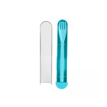 Imagem de Conjunto de talheres de plástico com estojo - MINISO