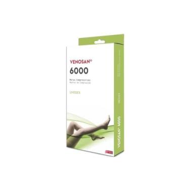 Imagem de Meia 3/4 6000 30-40mmhg aberta bege (ad) - venosan, P