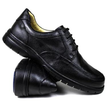 Imagem de Sapato Social Masculino Confort Floater Bico Redondo Couro - Galipoli,