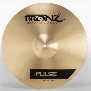Imagem de Ride Bronz Cymbals Pulse Traditional 22 em Bronze B20 by Odery BRZ-PUL