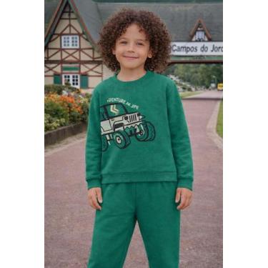 Imagem de Conjunto Infantil Menino Calça E Blusa Moletom - Malwee Kids Cor:Model