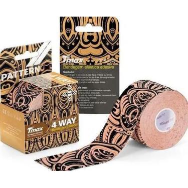 Imagem de Bandagem Elastica Kinesio Tape Tmax 5m x 5cm Tattoo - TMAX
