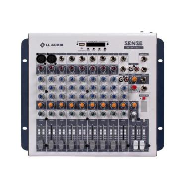 Imagem de Mesa de som Mixer Sense 1002 com 10 canais LL Audio
