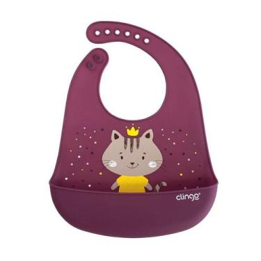 Imagem de Babador Silicone com Bolso Coletor Milky - Clingo