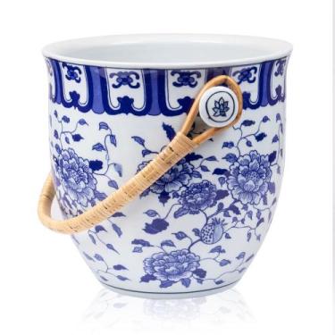 Imagem de Champanheira Porcelana Azul e Branco  - Decor For Me