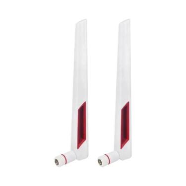 Imagem de Antena WiFi De Banda Dupla 8dBi De Alto Ganho 2.4GHz 5.8GHz Conectores