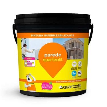 Imagem de Impermeabilizante para Parede Impermeabilizante Parede Premium Branco 3,6KG para Proteção de Áreas Internas e Externas