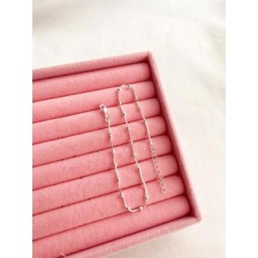 Imagem de Tornozeleira Bolinhas - Prata - milly shop