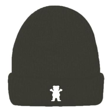 Imagem de Gorro Grizzly OG Bear Embroidery Beanie Verde Escuro, Camarone, Único