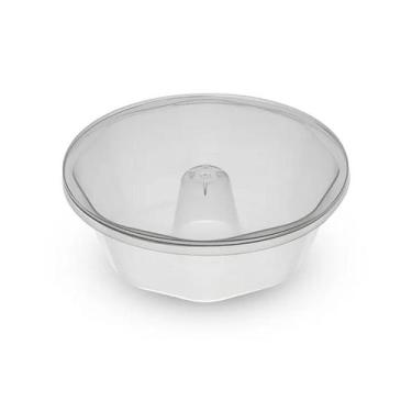 Imagem de Forma de Pudim Forneável com Tampa 120ml. Caixa com 20 Unidades - Plas