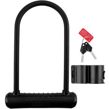 Imagem de Cadeado Neons U-Lock 8153 com Mecanismo de Parafuso Duplo e Cilindro Z-Kay Preto On Guard