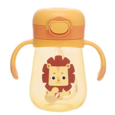 Imagem de Copo Infantil com Alça Canudo Silicone Treinamento Antivazamento Kouii