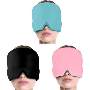Imagem de Touca Terapêutica para Enxaqueca OEM 180 Ou 360 com Máscara de Calor para Olhos Terapia Quente e Fria Gel Reutilizável 1