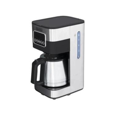 Imagem de Black Decker Cafeteira Elétrica 110 V Inox, Filtro Permanente e Laváve