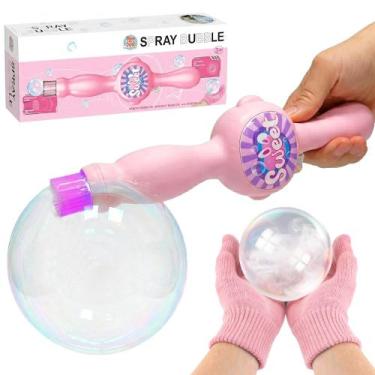 Imagem de Varinha Mágica Faz Bolhas com Fumaça dá para Segurar com Luva Diversão
