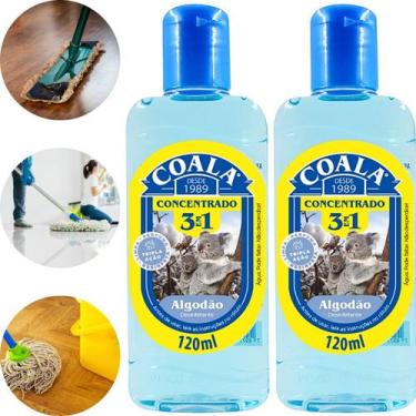 Imagem de KIT 2 DESINFETANTE CONCENTRADO COALA 3 EM 1 FRASCO 120ml CADA - LIMPA,