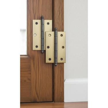 Imagem de Dobradiça Porta Madeira 3.5" Latonado Oxidado 3 Unid 21kg - Congratula
