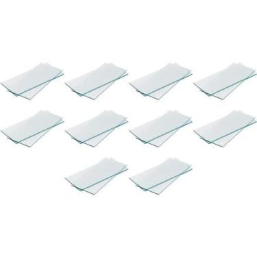 Imagem de Kit 10 Lentes de Proteção Retangular 51x108mm Carbografite Tonalidade: