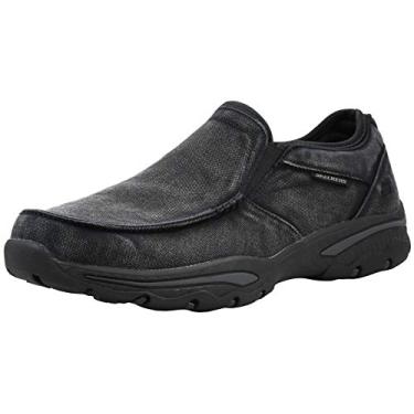 Imagem de Skechers Men's Creston-Moseco Moccasin, Black, 11 D (M)