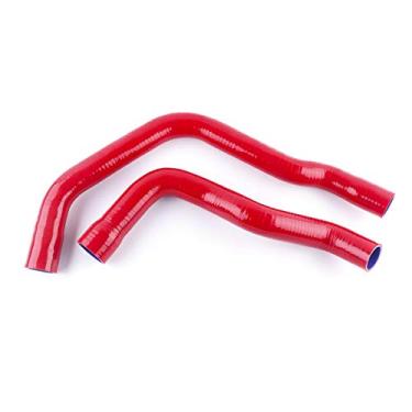 Imagem de LUXERAD 3 camadas 4,5 mm desempenho silicone tubo de refrigeração para Buick Regal 1981-1987 82 83 84 85 (vermelho)