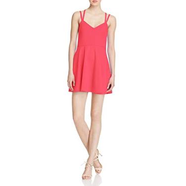Imagem de French Connection Whisper Minivestido sem mangas com tiras, Azalea, 0