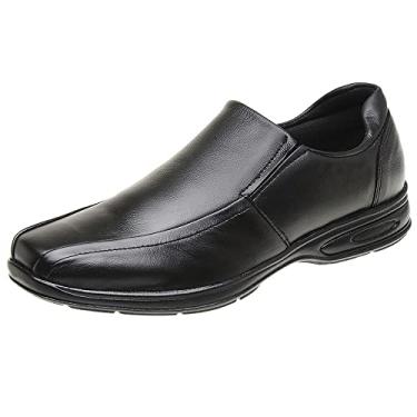 Imagem de Sapato Anti Stress Ortopédico Masculino Em Couro San Lorenzo 5030 Cor:Preto;Tamanho:42;Gênero:Masculino