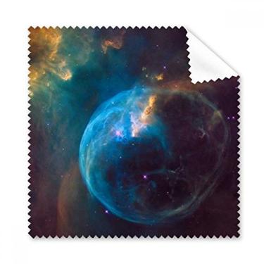 Imagem de Pano de limpeza azul marrom Planeta Nebulosa Azul limpador de óculos de tela de telefone 5 peças