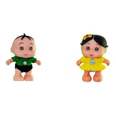 Imagem de Cebolinha + Magali  Baby Coleção Turma Da Mônica  Fala Frase