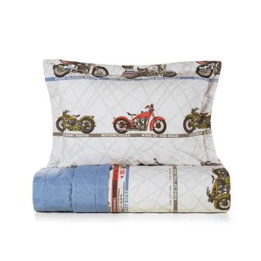 Imagem de Colcha Matelasse Solteiro 180 Fios 2 Peças 100%Algodão