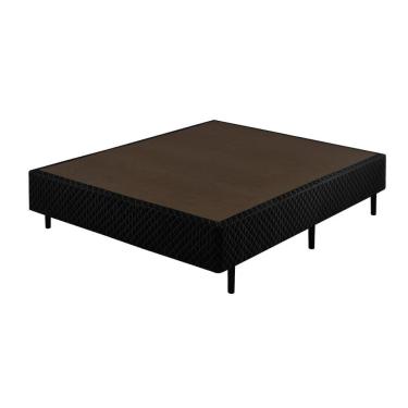 Imagem de Sommier Casal Duofy em Poliéster 138x188x40 - Preto