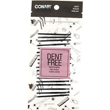 Imagem de Conair Dent Free Bobby Pins, Black, 18 Ct