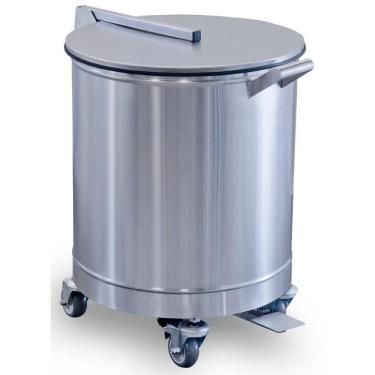 Imagem de Lixeira em Aço Inox 304 80 Litros Atual Inox CD-80L