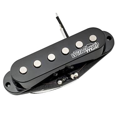 Imagem de Wilkinson M Series High Output Alnico 5 Captador Single Coil Pickup Strato Braço para Guitarra Stratocaster, Preto