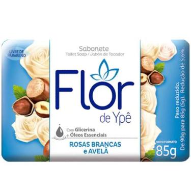 Imagem de Sabonete Em Barra 85G Flor De Ypê Rosas Brancas E Avelã. Com Glicerina