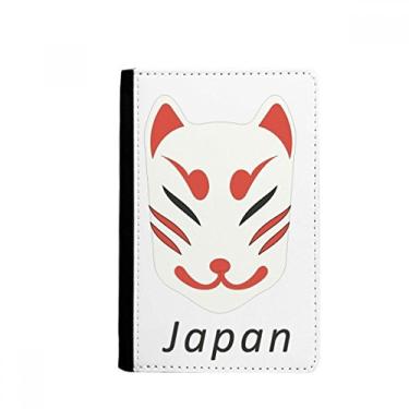 Imagem de Porta-cartão tradicional japonês com cabeça de raposa local para passaporte Notecase Burse, Multicolor