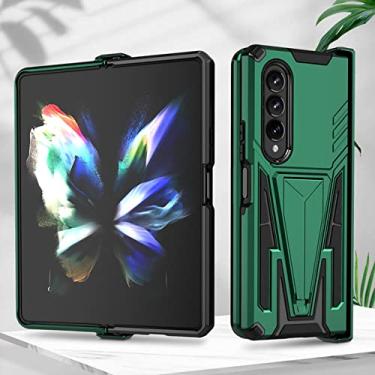 Imagem de Estojo de proteção rígido e resistente para Samsung Galaxy Z Fold4 Fold 4 5G antiderrapante, verde, para galaxy Z Fold 4